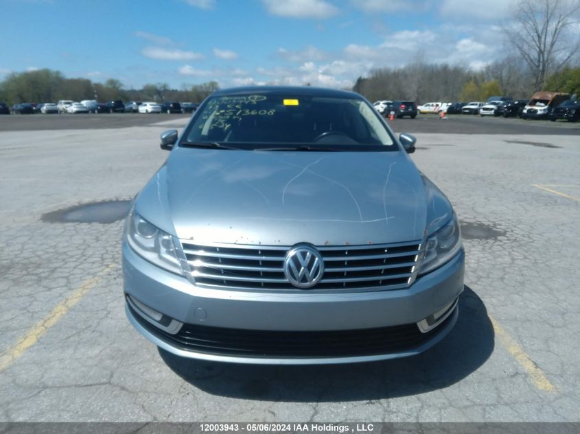 2013 Volkswagen Cc VIN: WVWBN7AN9DE513608 Lot: 12003943