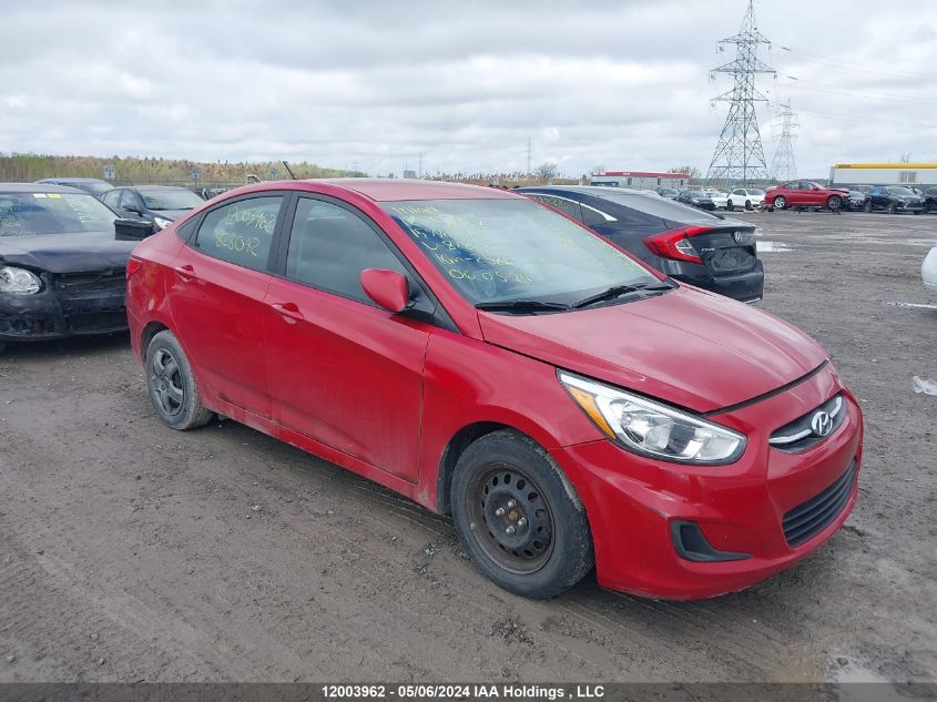 2015 Hyundai Accent VIN: KMHCT4AE8FU828042 Lot: 12003962