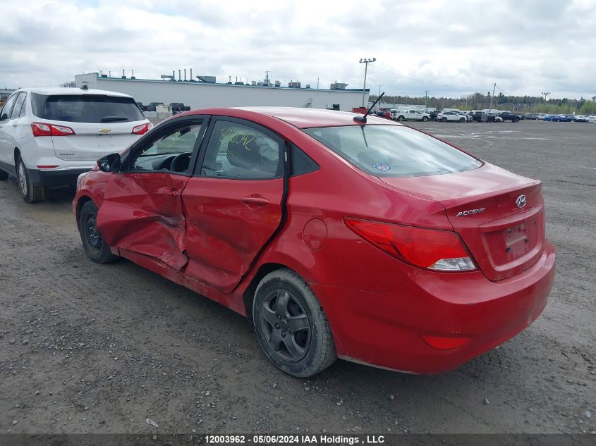 2015 Hyundai Accent VIN: KMHCT4AE8FU828042 Lot: 12003962