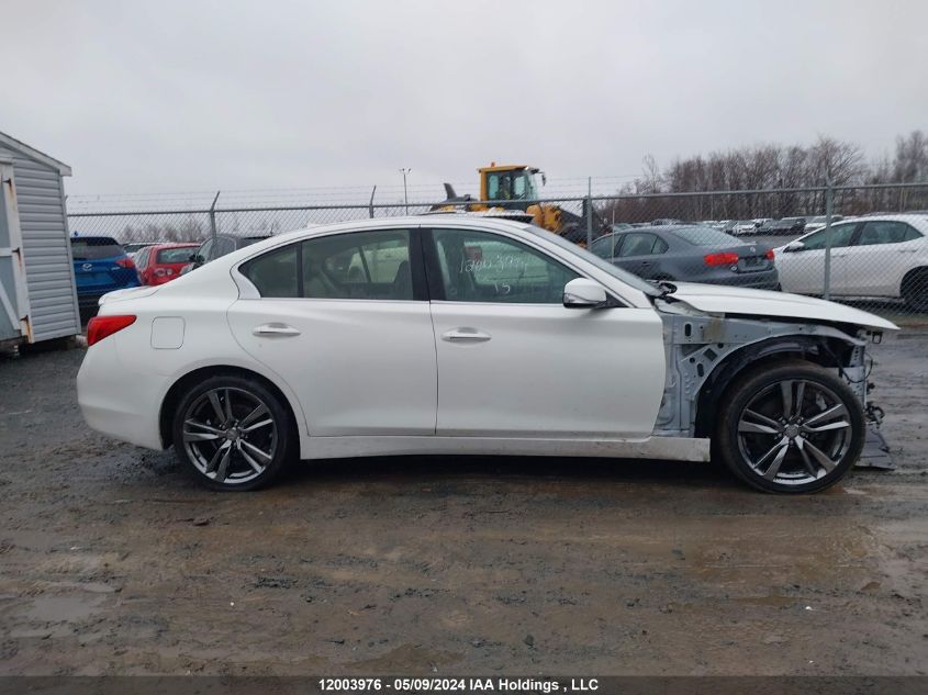 2015 Infiniti Q50 VIN: JN1BV7AR6FM405171 Lot: 12003976