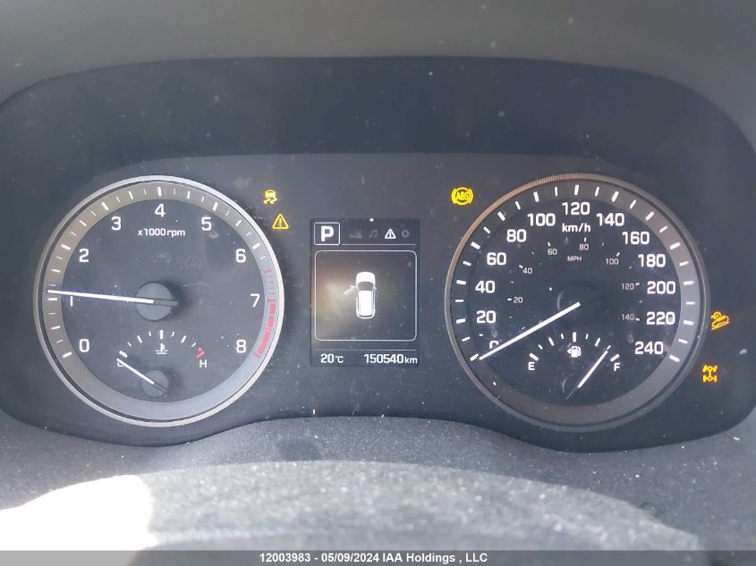 2017 Hyundai Tucson Limited/Sport And Eco/Se VIN: KM8J3CA42HU382370 Lot: 12003983