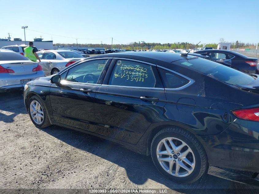 2014 Ford Fusion Se VIN: 3FA6P0T96ER334188 Lot: 12003993