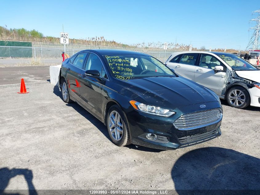 2014 Ford Fusion Se VIN: 3FA6P0T96ER334188 Lot: 12003993