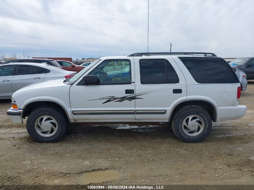 2001 Chevrolet Blazer Lt VIN: 1GNDT13W71K227052 Lot: 12003994