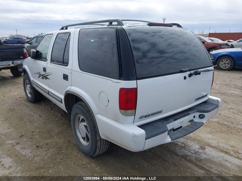 2001 Chevrolet Blazer Lt VIN: 1GNDT13W71K227052 Lot: 12003994