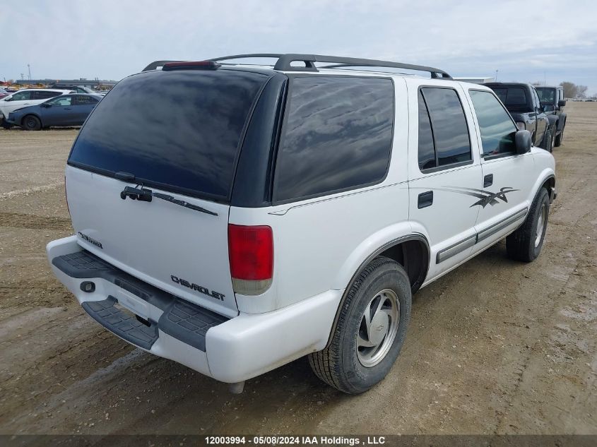 2001 Chevrolet Blazer Lt VIN: 1GNDT13W71K227052 Lot: 12003994