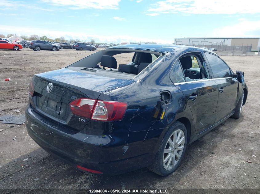 2013 Volkswagen Jetta Sedan VIN: 3VWDL7AJXDM449064 Lot: 12004004