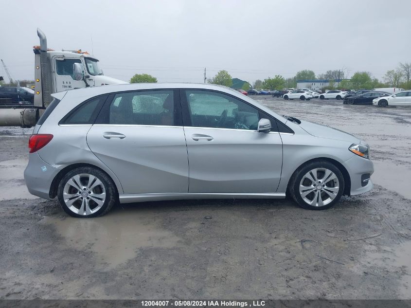 2015 Mercedes-Benz B-Class VIN: WDDMH4GBXFJ299093 Lot: 12004007