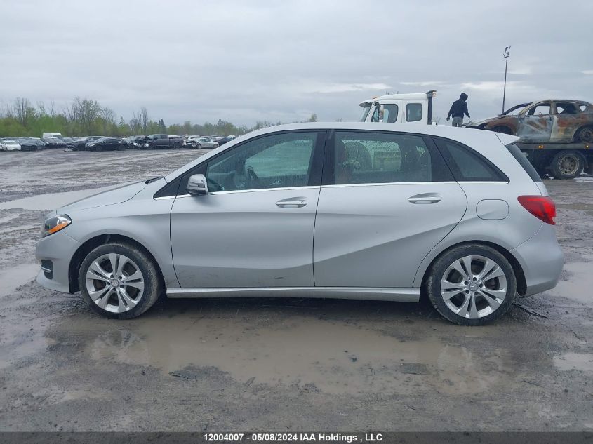 2015 Mercedes-Benz B-Class VIN: WDDMH4GBXFJ299093 Lot: 12004007