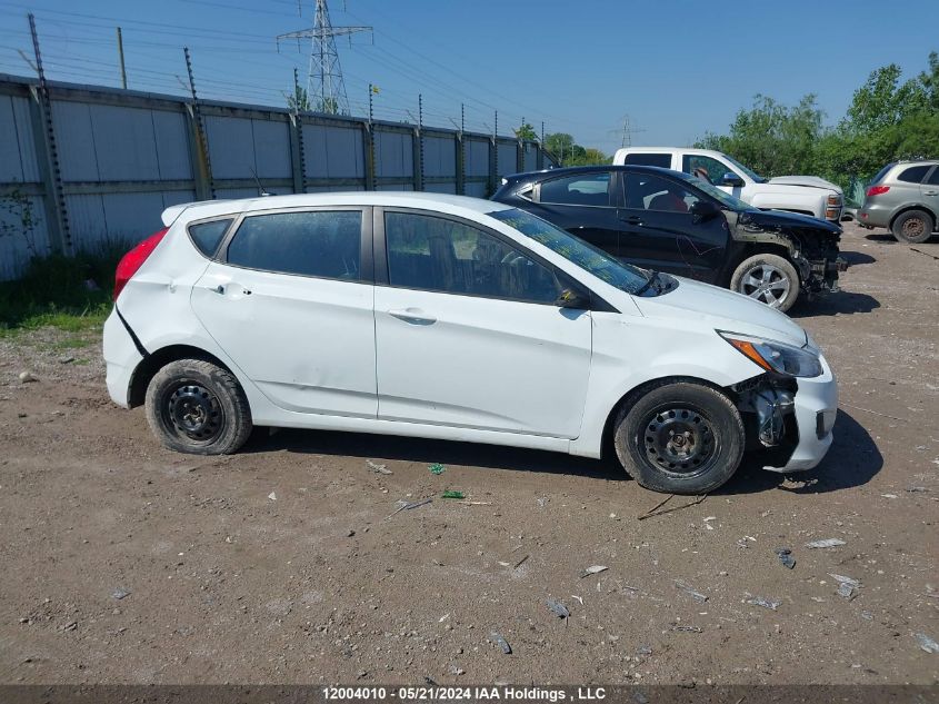 2016 Hyundai Accent Gl VIN: KMHCT5AE4GU241005 Lot: 12004010