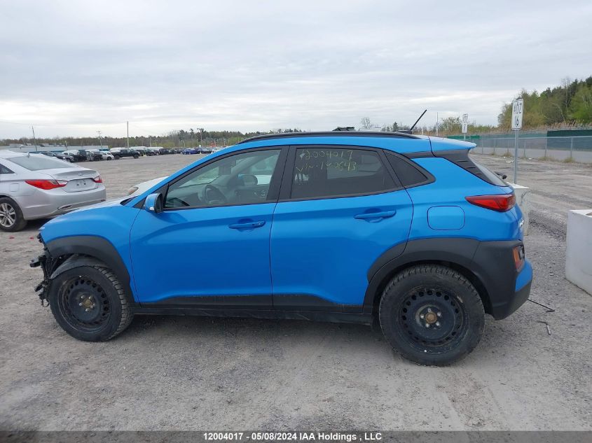 2018 Hyundai Kona VIN: KM8K6CAAXJU180643 Lot: 12004017