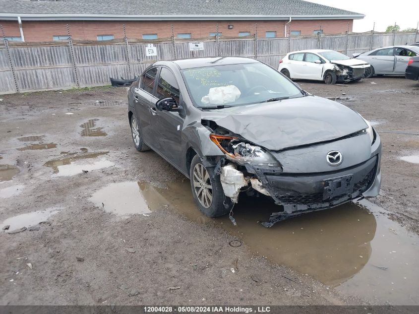 2012 Mazda Mazda3 VIN: JM1BL1UFXC1541608 Lot: 12004028