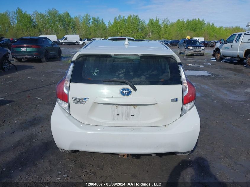 2015 Toyota Prius VIN: JTDKDTB38F1587122 Lot: 12004037