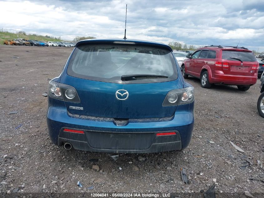 2008 Mazda Mazda3 VIN: JM1BK343381877371 Lot: 12004041