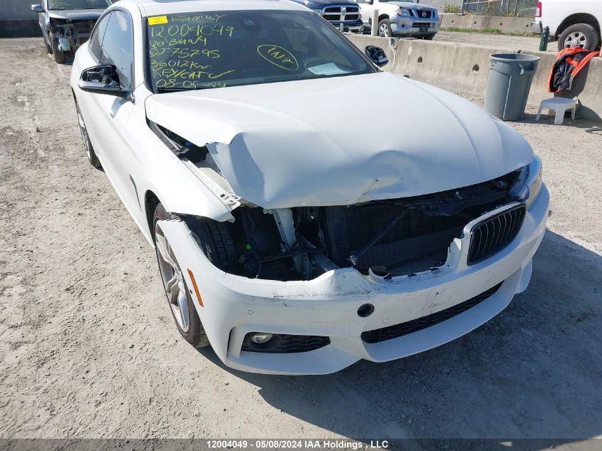 2020 BMW 4 Series VIN: WBA4W5C06LFJ75795 Lot: 12004049