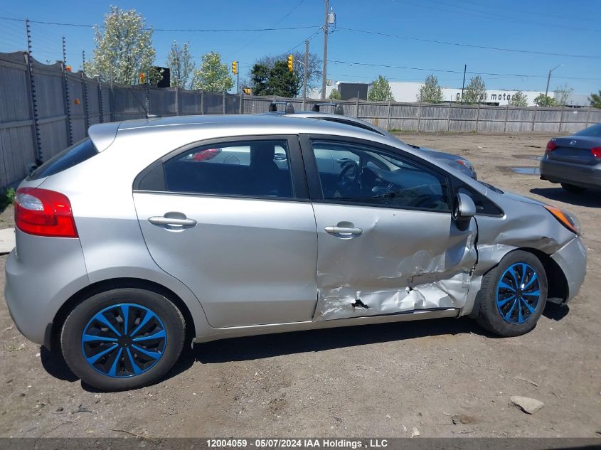 2012 Kia Rio VIN: KNADM5A37C6712208 Lot: 12004059