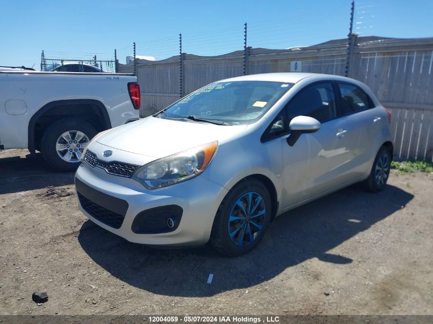 2012 Kia Rio VIN: KNADM5A37C6712208 Lot: 12004059