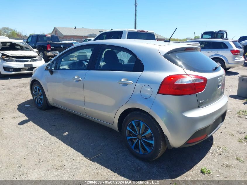 2012 Kia Rio VIN: KNADM5A37C6712208 Lot: 12004059