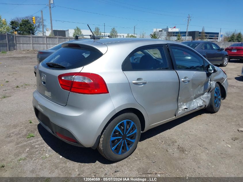 2012 Kia Rio VIN: KNADM5A37C6712208 Lot: 12004059