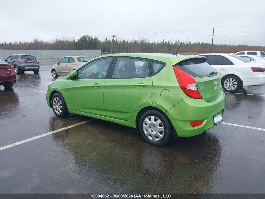 2014 Hyundai Accent Gls/Gs VIN: KMHCT5AE7EU144801 Lot: 12004062