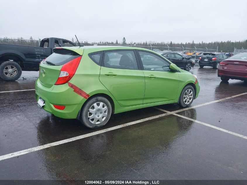 2014 Hyundai Accent Gls/Gs VIN: KMHCT5AE7EU144801 Lot: 12004062