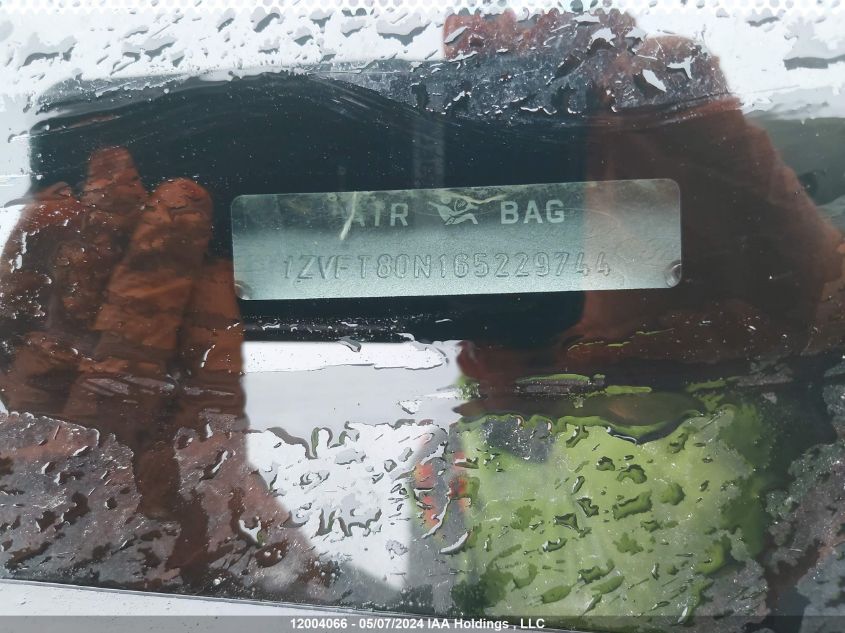 2006 Ford Mustang VIN: 1ZVFT80N165229744 Lot: 12004066