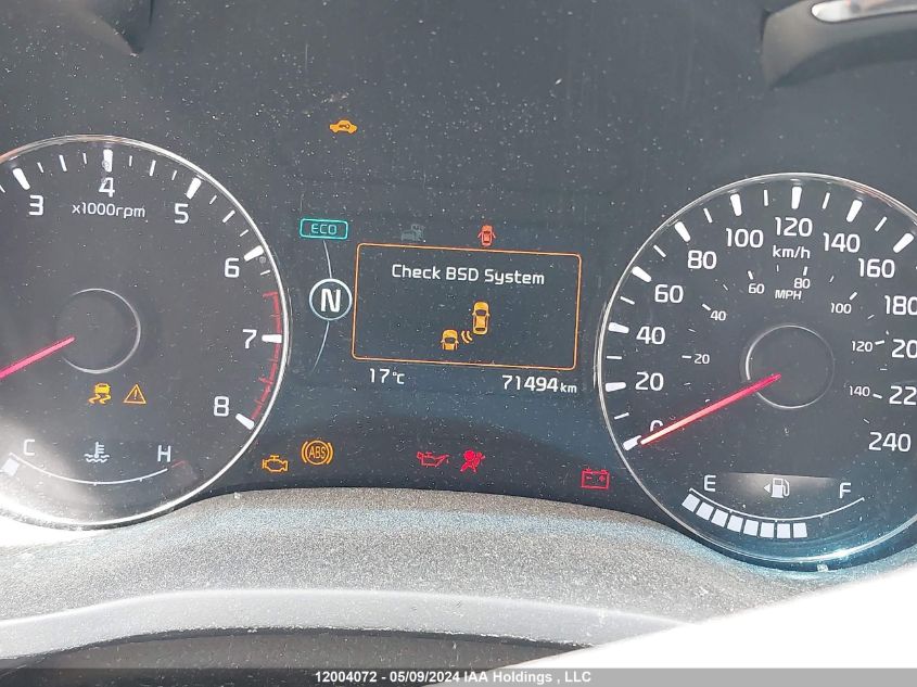 2017 Kia Forte VIN: 3KPFL4A84HE124885 Lot: 12004072