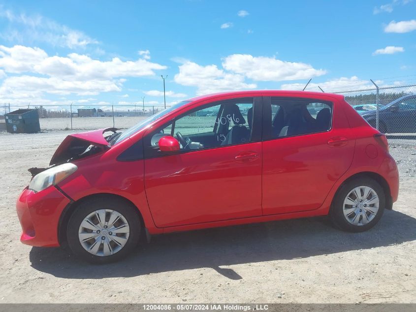 2015 Toyota Yaris VIN: VNKKTUD39FA029874 Lot: 12004086