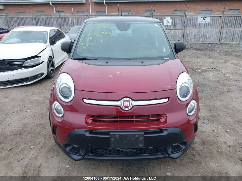 2015 Fiat 500L Trekking VIN: ZFBCFADH1FZ033808 Lot: 12004106