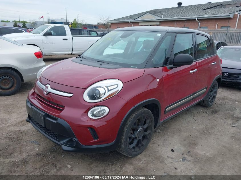 2015 Fiat 500L Trekking VIN: ZFBCFADH1FZ033808 Lot: 12004106