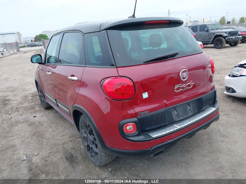 2015 Fiat 500L Trekking VIN: ZFBCFADH1FZ033808 Lot: 12004106