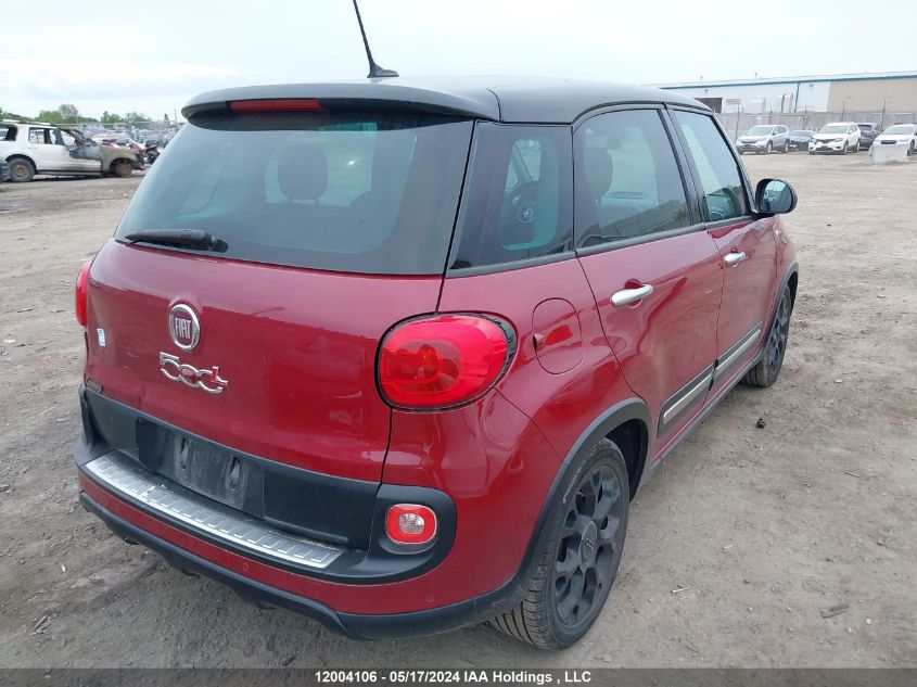 2015 Fiat 500L Trekking VIN: ZFBCFADH1FZ033808 Lot: 12004106