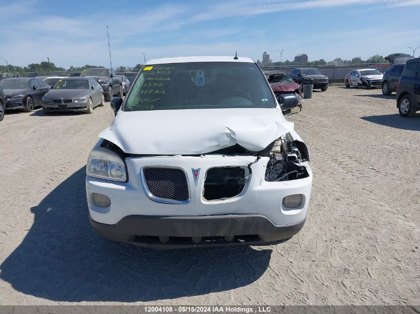 2009 Pontiac Montana Sv6 VIN: 1GMDU03199D125106 Lot: 12004108