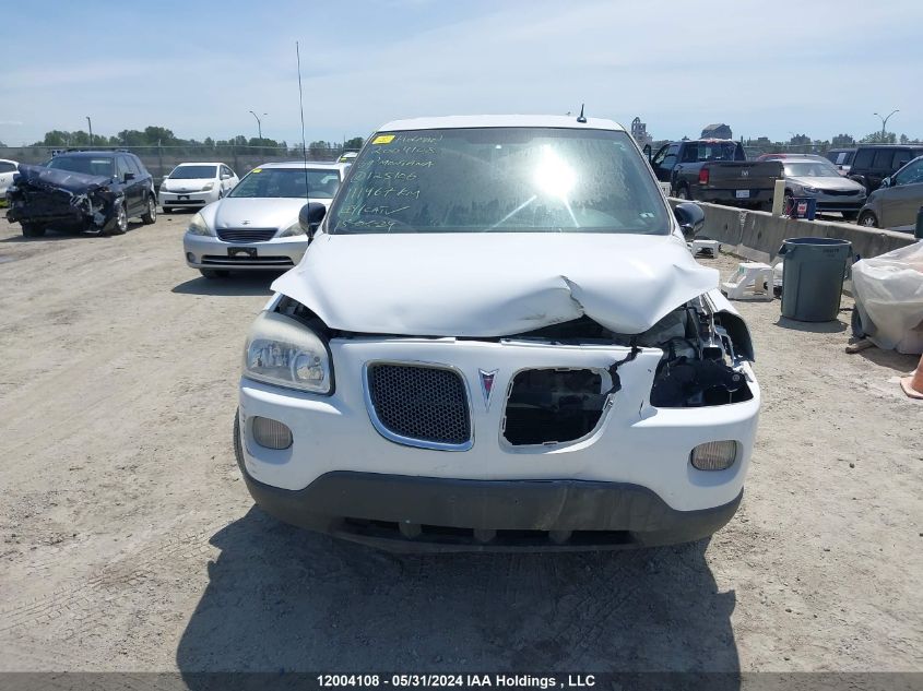 2009 Pontiac Montana Sv6 VIN: 1GMDU03199D125106 Lot: 12004108