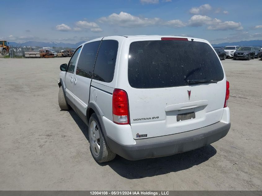 2009 Pontiac Montana Sv6 VIN: 1GMDU03199D125106 Lot: 12004108