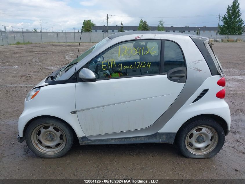 2013 Smart Fortwo Pure/Passion VIN: WMEEJ3BA8DK618981 Lot: 12004126