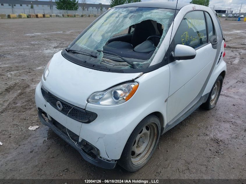 2013 Smart Fortwo Pure/Passion VIN: WMEEJ3BA8DK618981 Lot: 12004126