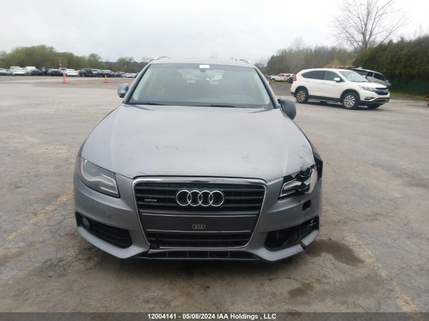 2009 Audi A4 2.0T Avant Quattro VIN: WAUVF68K19A142469 Lot: 12004141