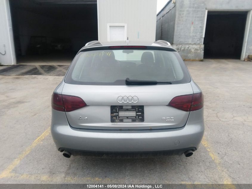2009 Audi A4 2.0T Avant Quattro VIN: WAUVF68K19A142469 Lot: 12004141