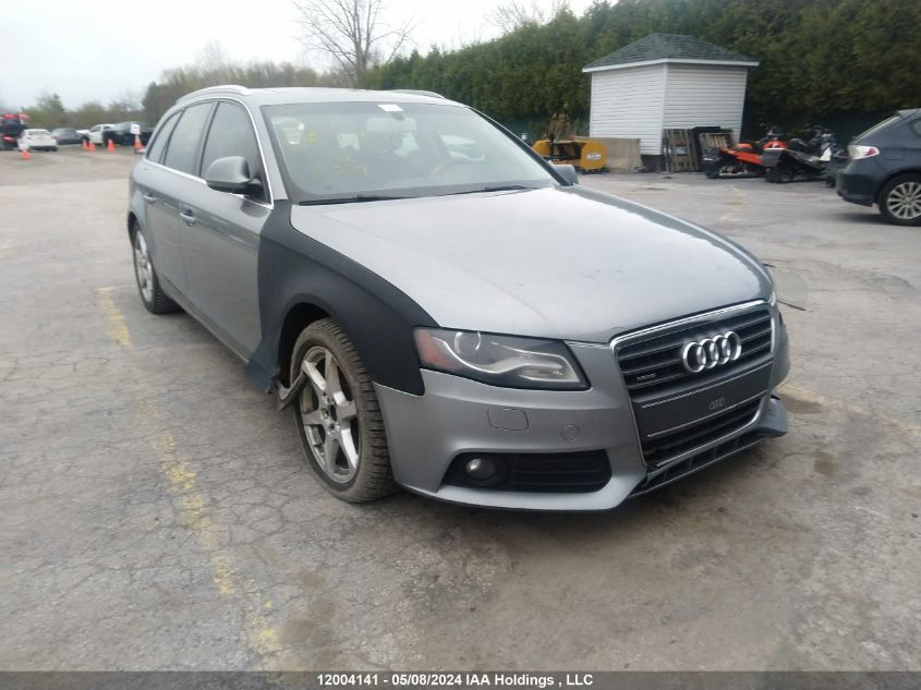 2009 Audi A4 2.0T Avant Quattro VIN: WAUVF68K19A142469 Lot: 12004141