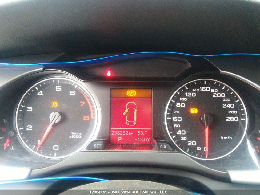 2009 Audi A4 2.0T Avant Quattro VIN: WAUVF68K19A142469 Lot: 12004141