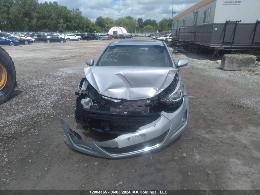 2016 Hyundai Elantra Sport Appearance VIN: KMHDH4AE5GU643986 Lot: 12004165