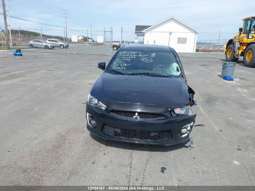 2017 Mitsubishi Lancer VIN: JA32V2FWXHU606166 Lot: 12004167