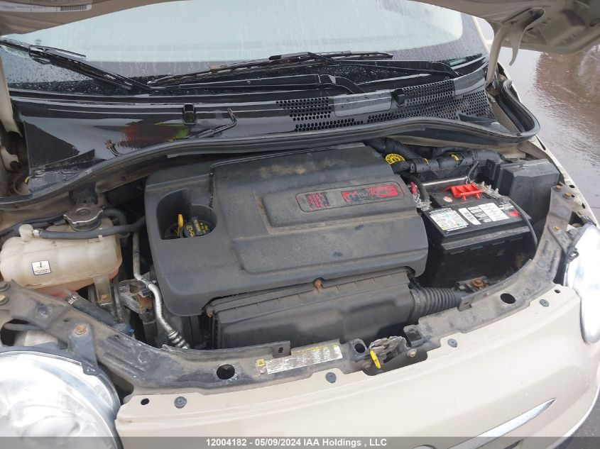 2012 Fiat 500 Lounge VIN: 3C3CFFCRXCT102944 Lot: 12004182