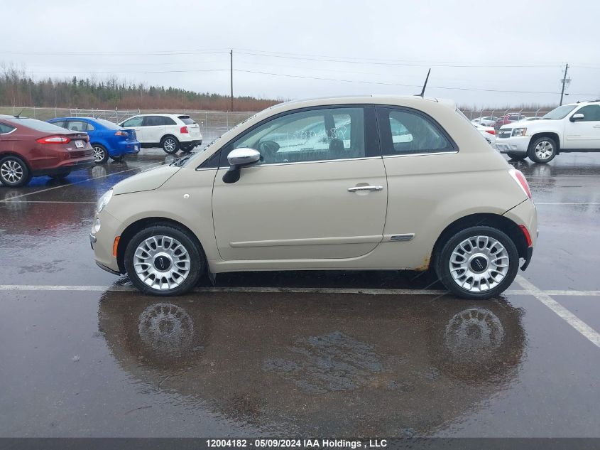 2012 Fiat 500 Lounge VIN: 3C3CFFCRXCT102944 Lot: 12004182