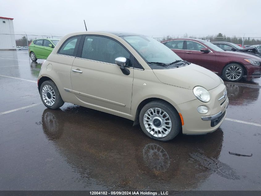 2012 Fiat 500 Lounge VIN: 3C3CFFCRXCT102944 Lot: 12004182