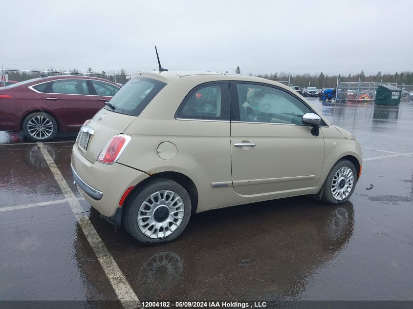 2012 Fiat 500 Lounge VIN: 3C3CFFCRXCT102944 Lot: 12004182