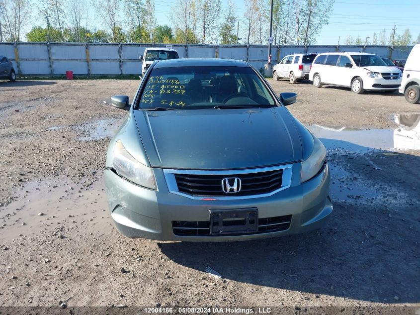 2008 Honda Accord Sdn VIN: 1HGCP26878A815739 Lot: 12004186