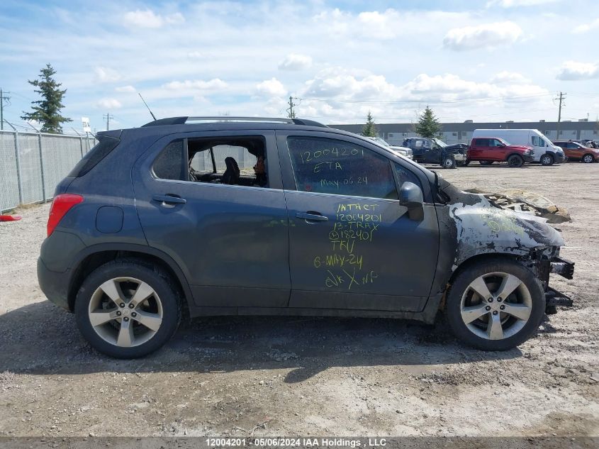 2013 Chevrolet Trax VIN: 3GNCJSSB9DL182401 Lot: 12004201
