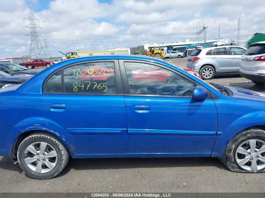 2011 Kia Rio Lx/Sx VIN: KNADH4B37B6847765 Lot: 12004203